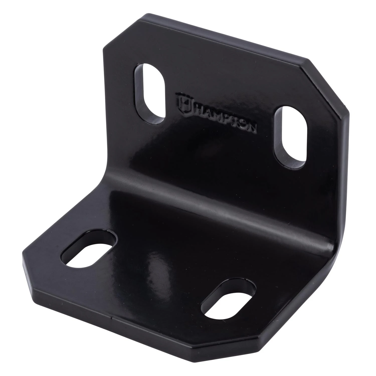 2.4 In. H X 3 In. W X 3/16 In. D Black Steel Inside/outside Corner Brace