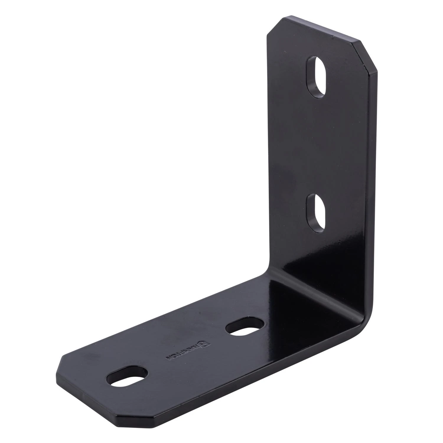 3 In. H X 6.25 In. W X 1/4 In. D Black Steel Inside/outside Corner Brace