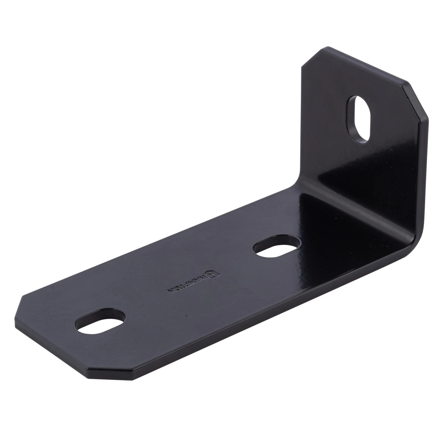 3 In. H X 6.5 In. W X 1/8 In. D Black Steel Inside/outside Corner Brace