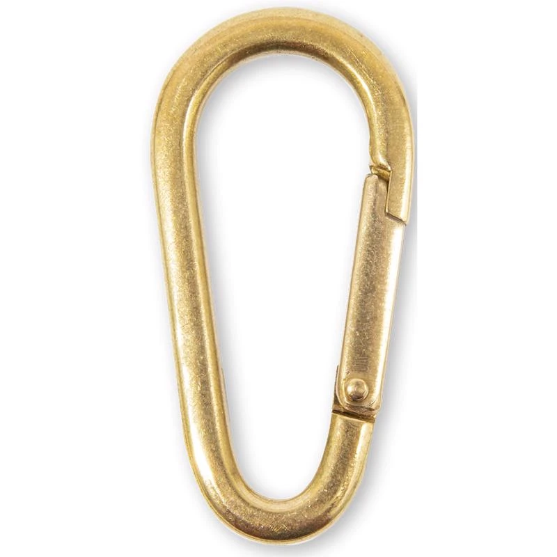 Sanitas Brass Assorted Black/gold Clip/hook Carabiner - 5 X 2.85 X 0.35 In.