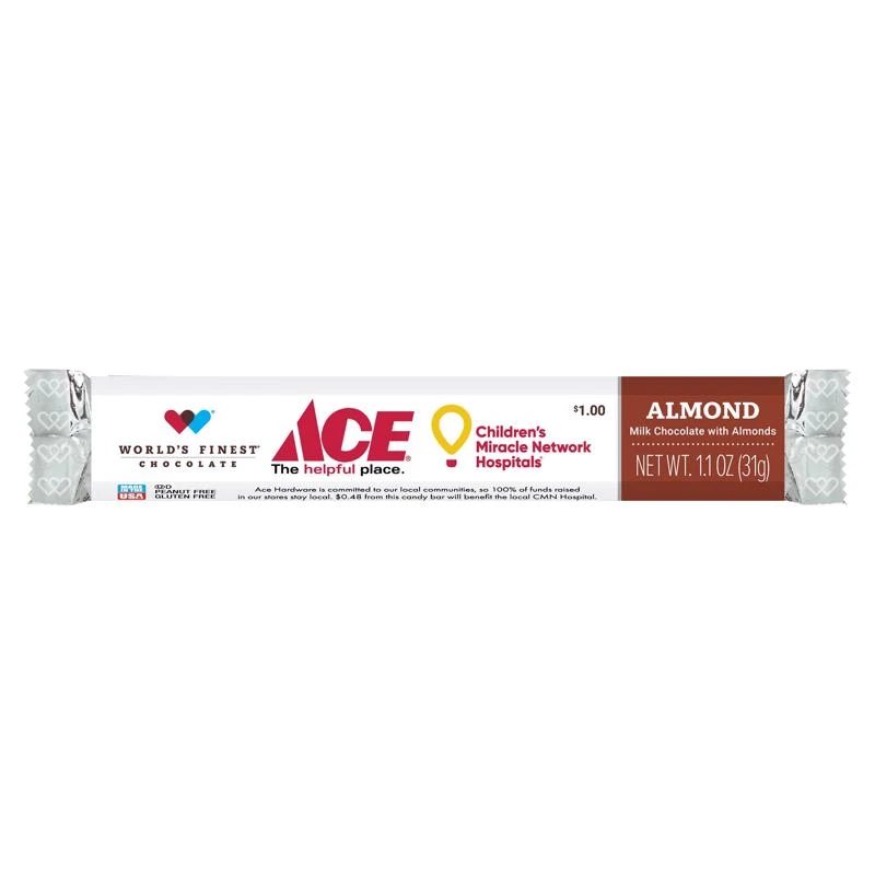 Cmn Almond Candy Bar 1.1 Oz - Deliciously Nutty Treat