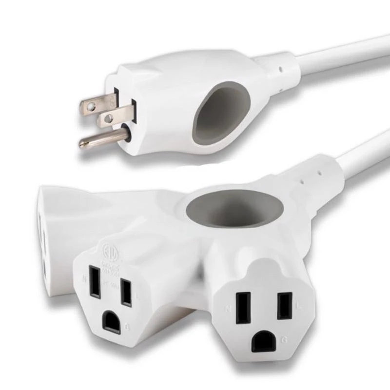 Philips 15 Ft. White Indoor/outdoor Extension Cord 16/3 With 3 Outlets