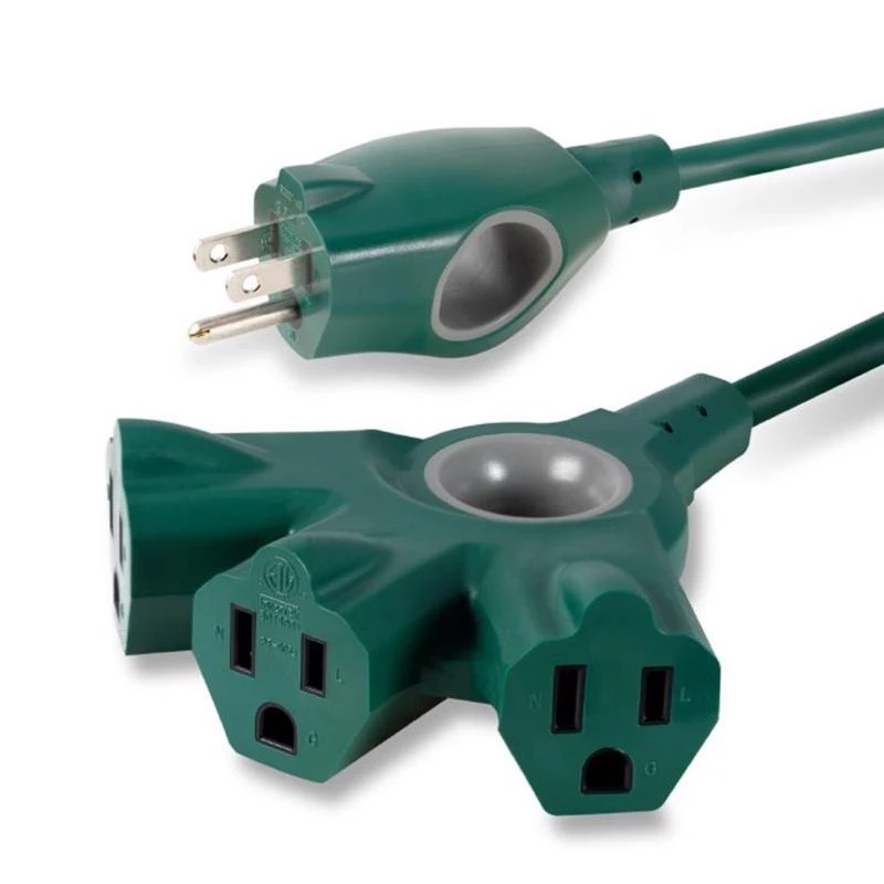 Philips 25 Ft. Green Extension Cord 16/3 For Indoor And Outdoor Use