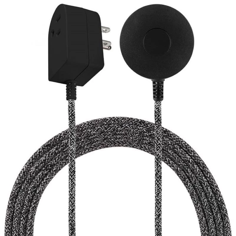 Cordinate 6 Ft. Indoor Black Extension Cord With Switch, 16/2 Gauge