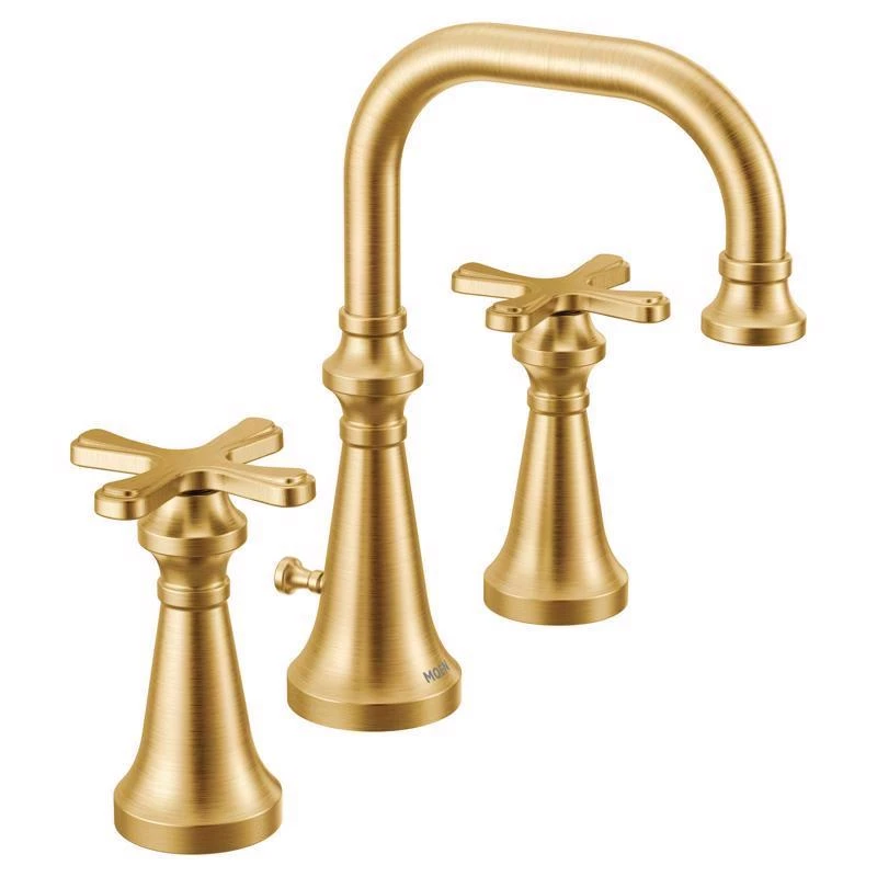Moen Colinet Gold Bathroom Faucet 8-16 In. High Arc With
