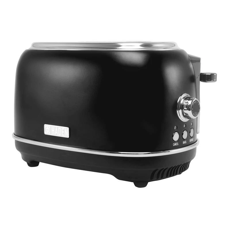 Heritage Stainless Steel Black 2-slot Toaster 8 In. H X 12 In. W X 8 In. D