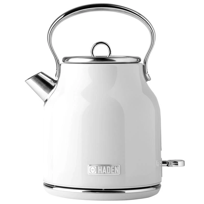 Heritage Ivory Traditional Stainless Steel Electric Tea Kettle 1.7 L Model 75012