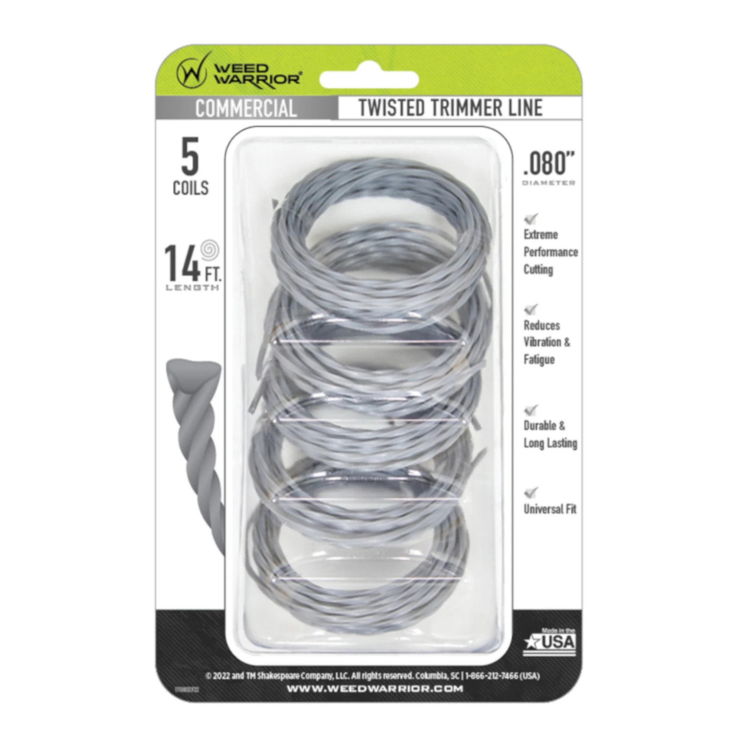 Commercial Grade .080 In. D X 14 Ft. L Twisted Trimmer Line
