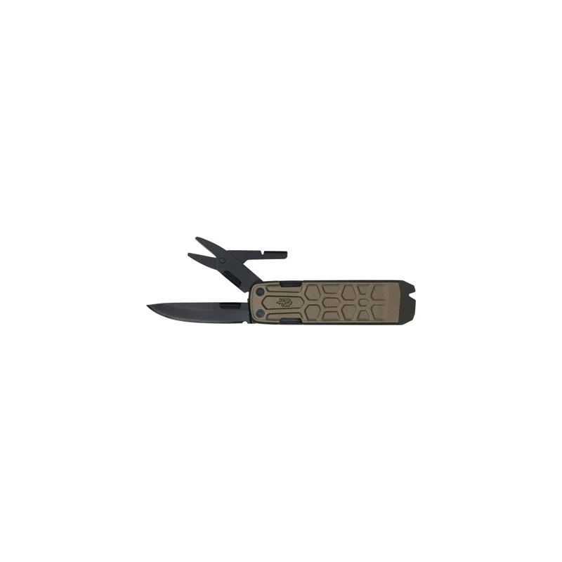 Lockdown Slim Pry Multi Tool - 7 Functions, Brown Bronze Finish, 3.87 In Folded Length