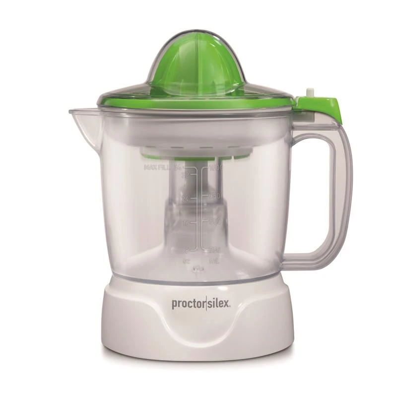 Proctor Silex 34 Oz White Plastic Juice Extractor Model 66340