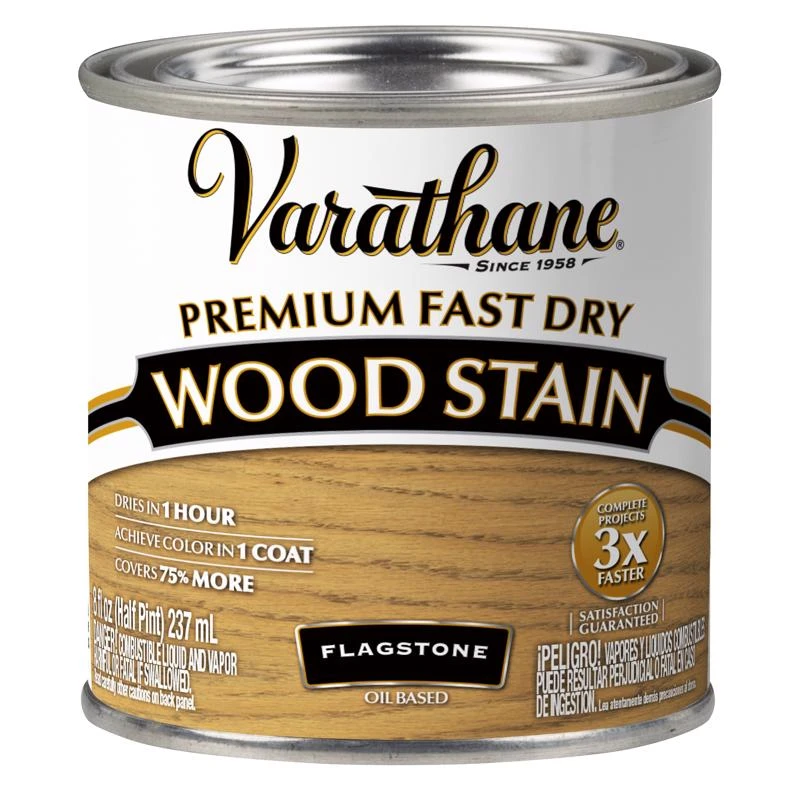Flagstone Oil-based Fast Dry Wood Stain 0.5 Pint - Urethane Modified Alkyd