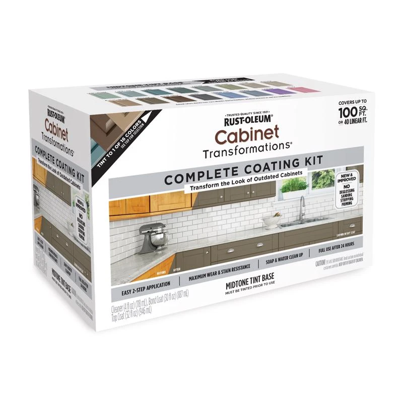 Cabinet Transformations Satin Tint Base Mid-tone Cabinet Refinishing System 1 Container