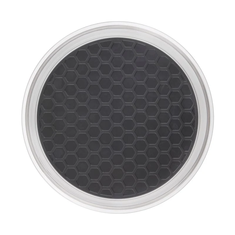 Hexa Black/clear Plastic Lazy Susan - Small Size, 7.5 In Height