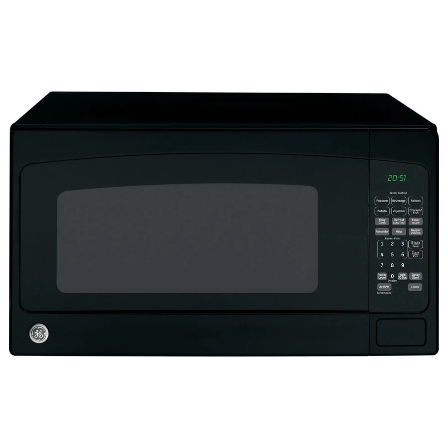Ge 2-cubic Foot 1,200-watt Black Countertop Microwave Oven Model Jes2051dnbb