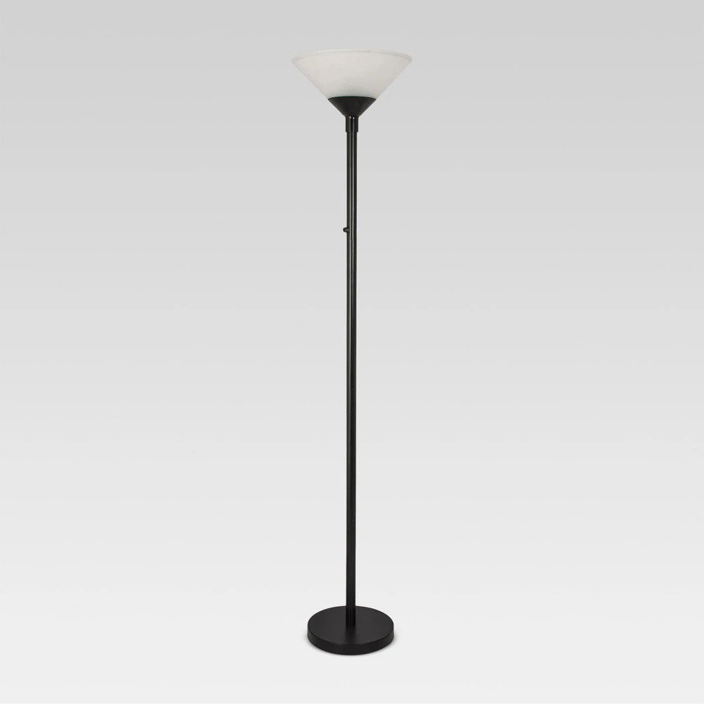 Torch Floor Lamp Black - Modern Design With Adjustable Height And Stylish Shade