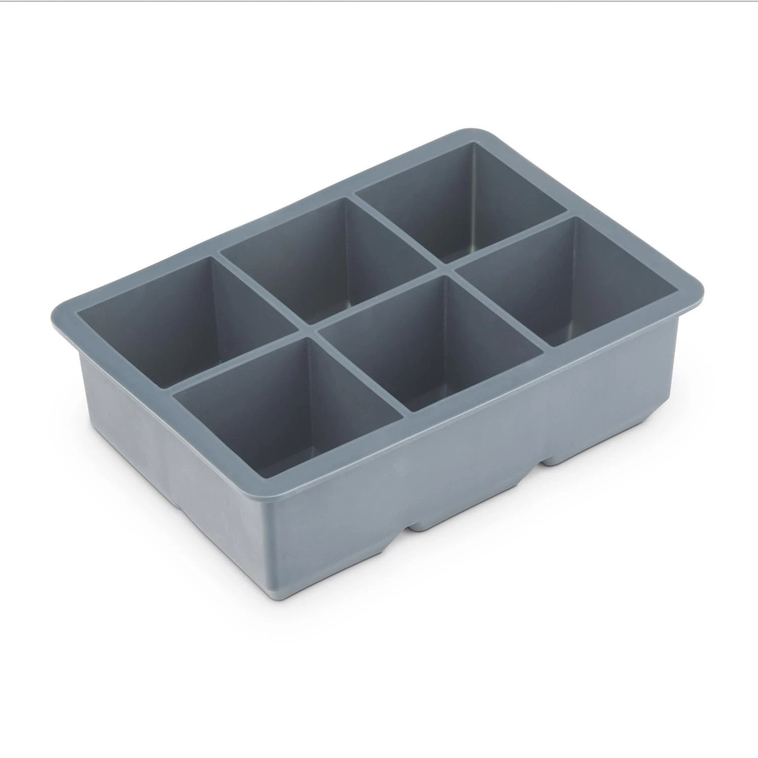 Gray Silicone Ice Molds For Extra-large Ice Cubes - Model Fta7306