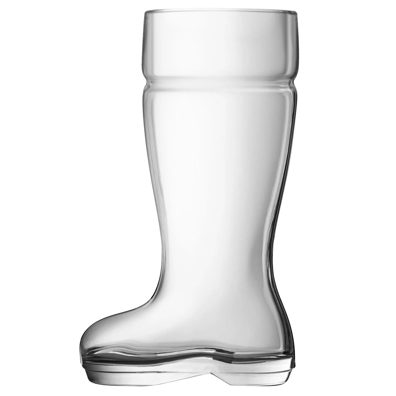 Boot 33 Oz Clear Glass Beer Glass - Dishwasher Safe, Boxed