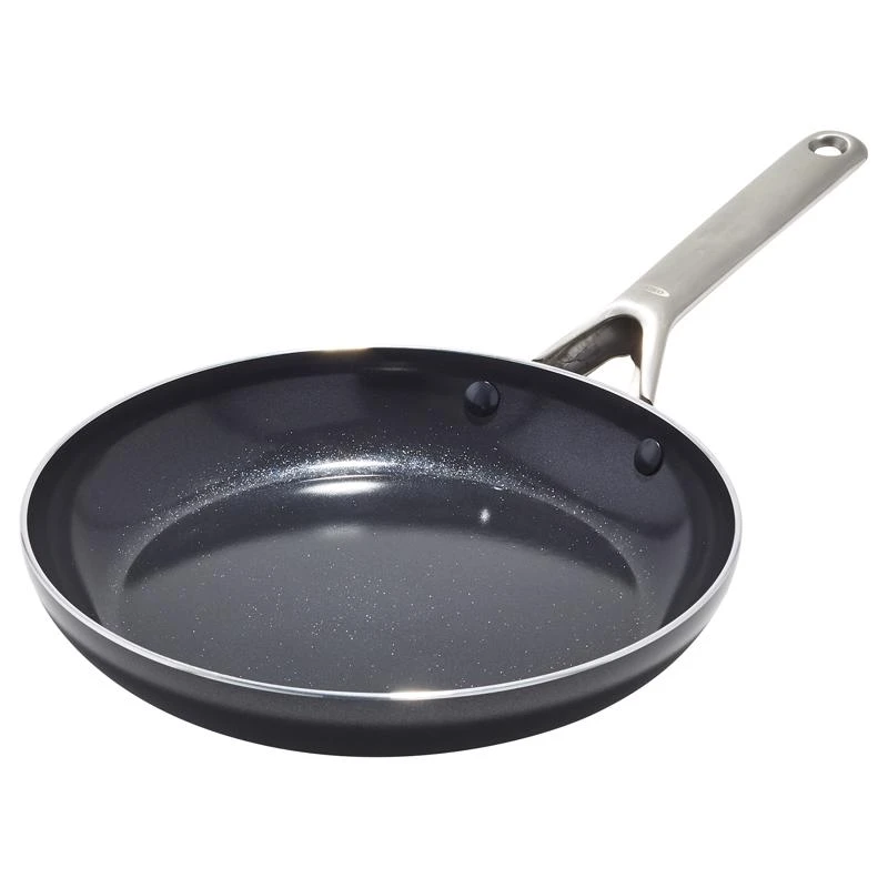 Agility 12 Inch Ceramic Coated Aluminum Fry Pan - Black