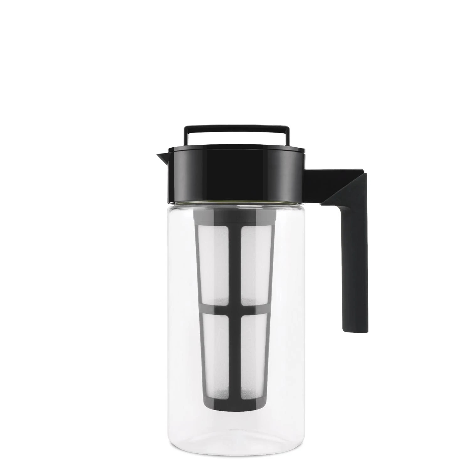 1 Quart Black/clear Cold Brew Coffee Maker With Airtight Lid