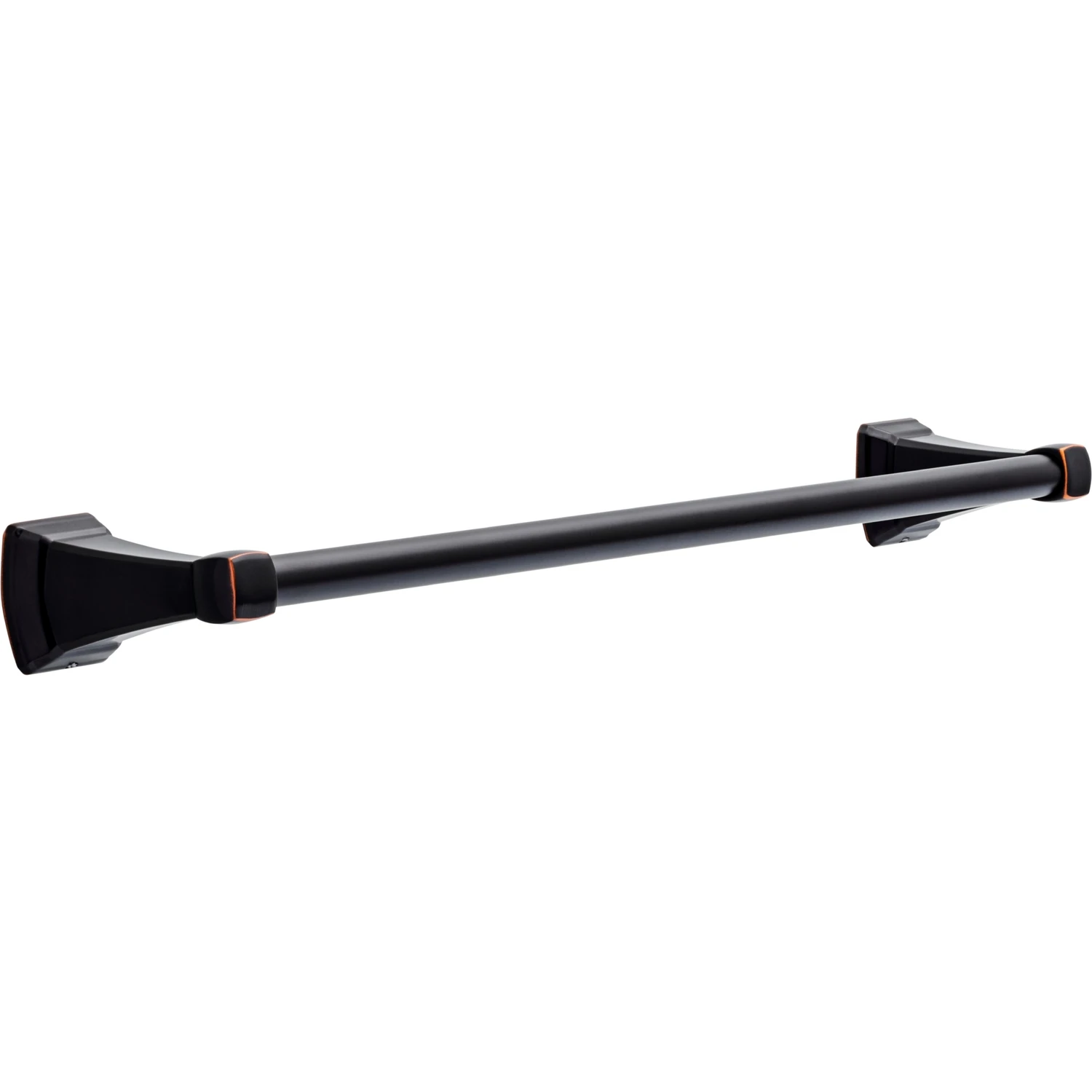 Flynn Oil Rubbed Bronze Towel Bar 18 In. L Die Cast Zinc With Concealed Mounting
