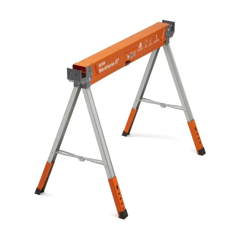 Workhorse Xt Adjustable Folding Sawhorse 1400 Lb Capacity 1 Piece