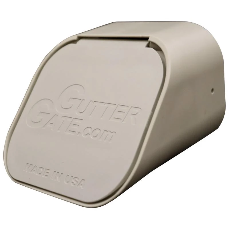 2 In. H X 2 In. W X 3 In. L White Plastic Rectangular Downspout Adapter
