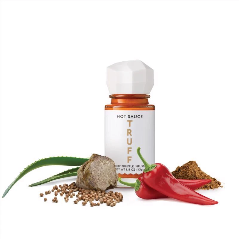 White Truffle Infused Hot Sauce 1.5 Ounce Bottle - Gourmet Flavor