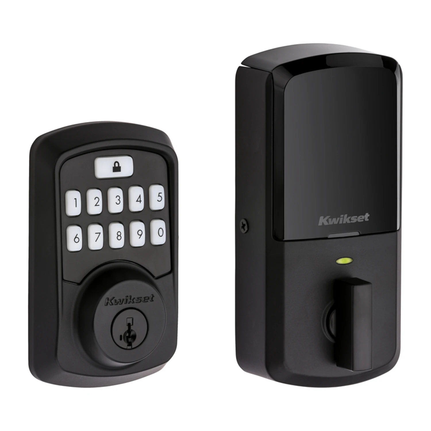Aura Matte Black Bluetooth Keypad Entry Smart Lock Model 99420-003