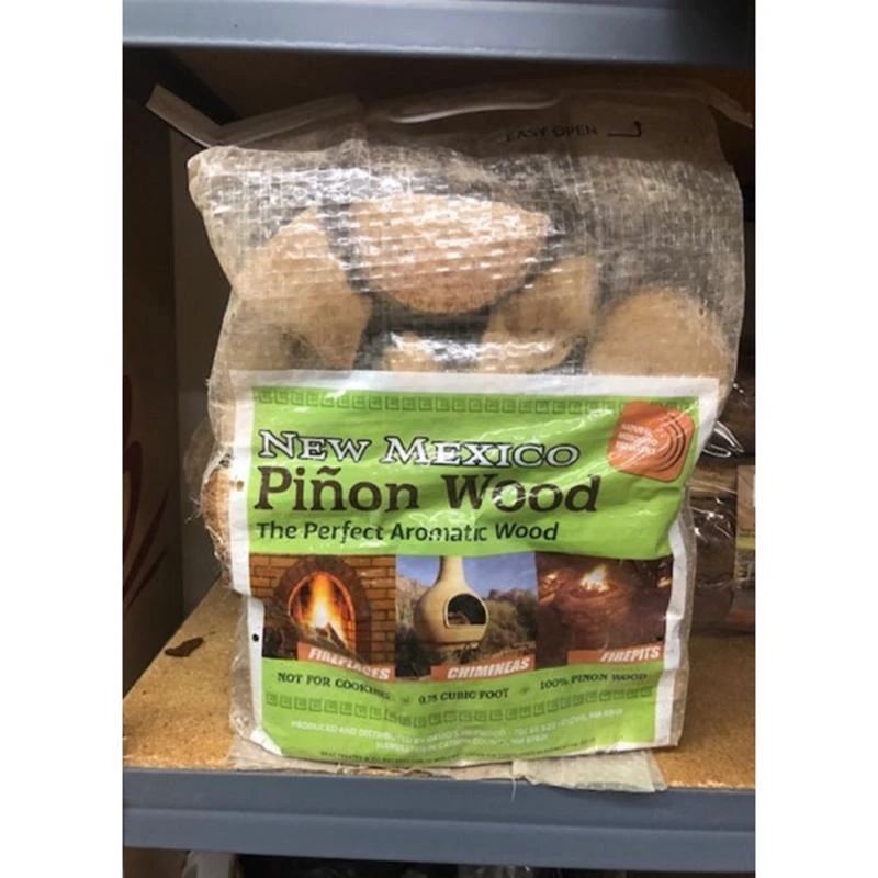 New Mexico Pinon Wood Firewood 0.75 Cf Bagged 1 Pk Model 85278