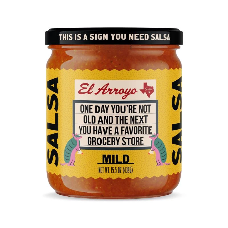 El Arroyo Mild Salsa 15.5 oz Jar – Subtle Heat, Rich Flavor for Snacking and Cooking