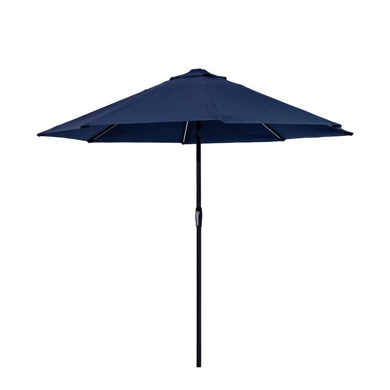 Premium 9 Ft. Tiltable Navy Patio Umbrella With Aluminum Pole