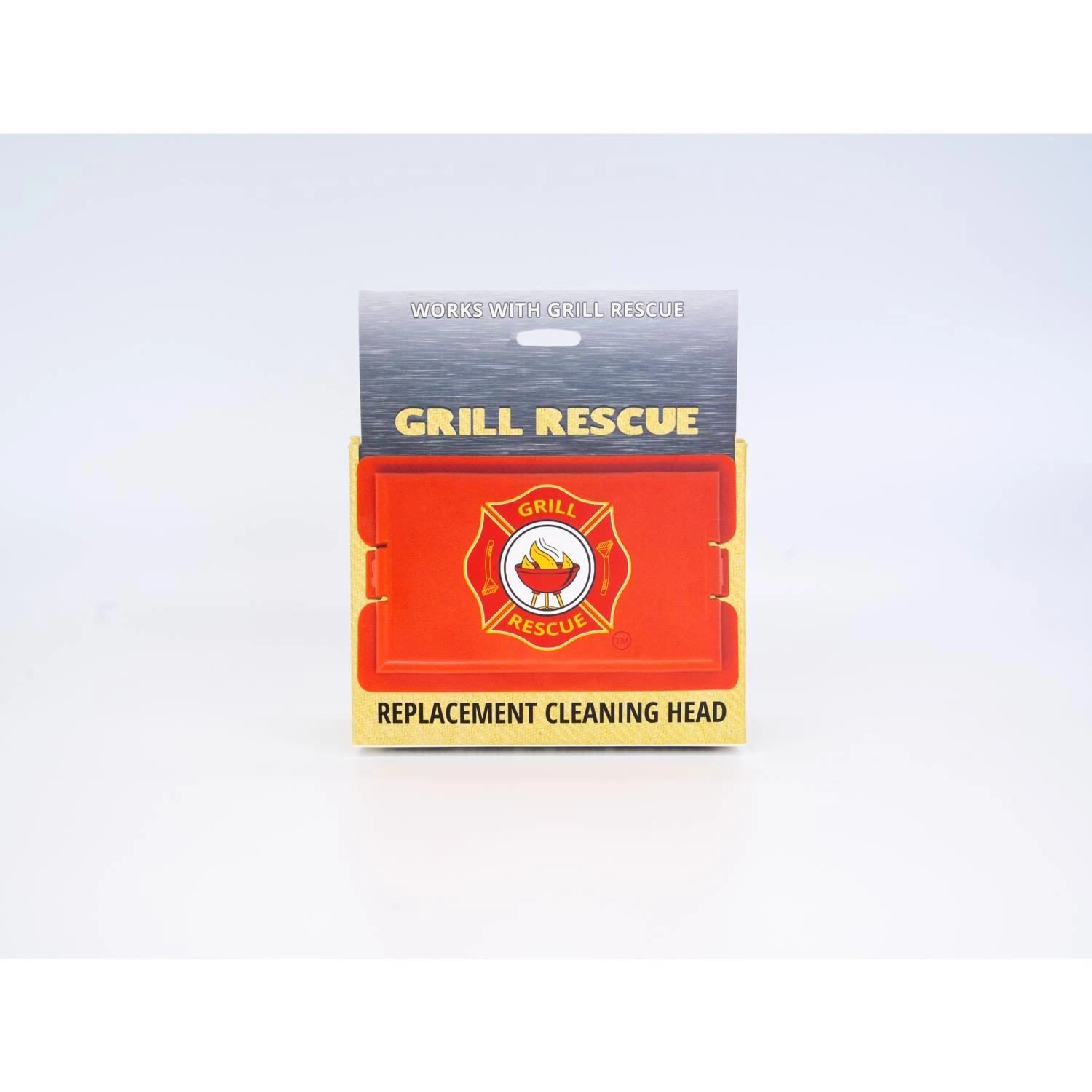 Grill Brush Replacement Head - Red, Model Grill Rescue-s