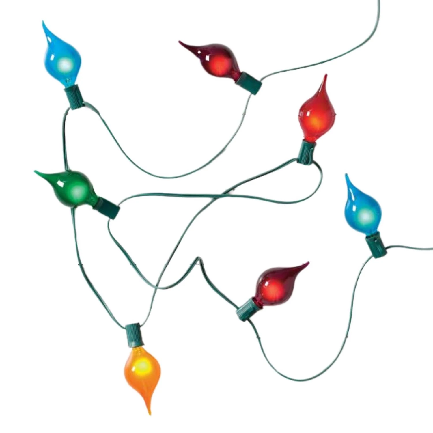 Incandescent Multicolored 15 Count String Christmas Lights 15 Feet Long