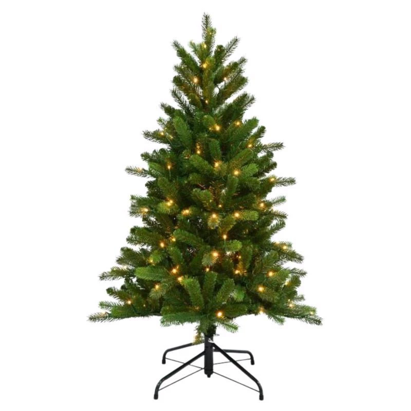 4 Ft. Pencil Led Color Changing Christmas Tree With 150 Lights