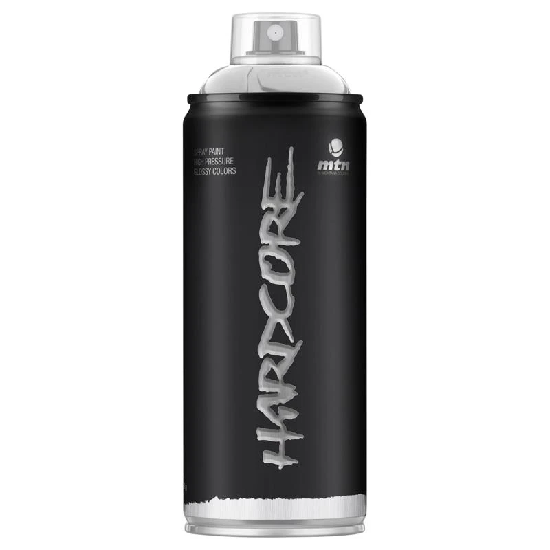 Hardcore Metallic Silver Chrome Spray Paint 400 Ml - Uv Resistant, Indoor/outdoor Use