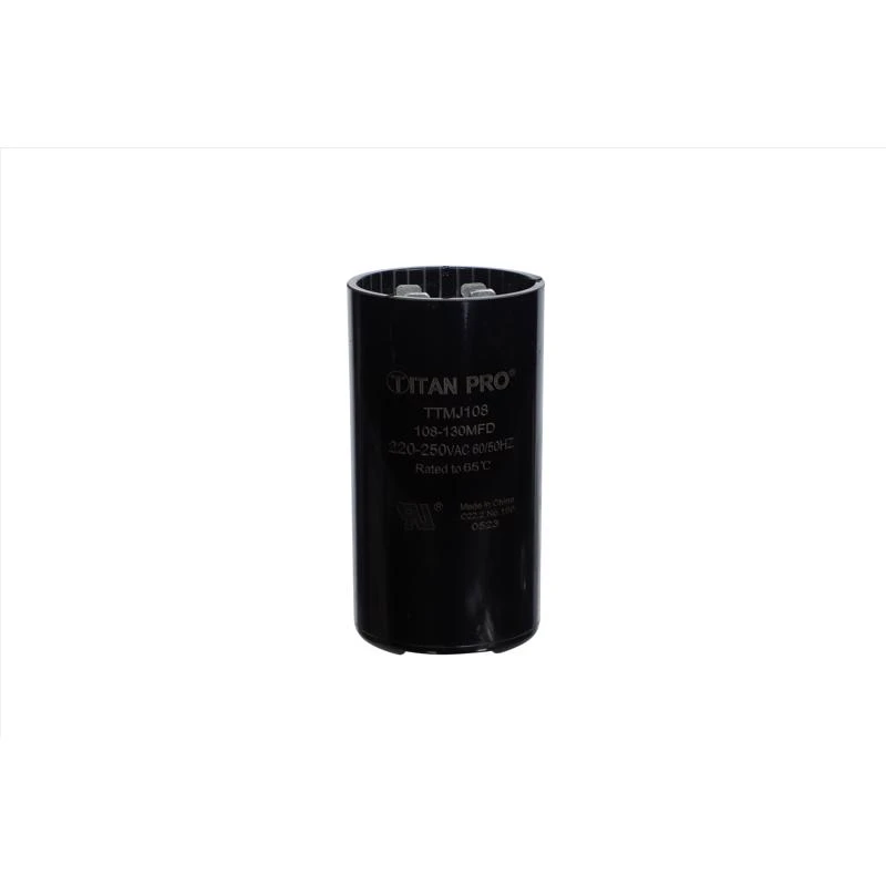 108-130 Mfd 250 Volt Round Start Capacitor - Model Ttmj108