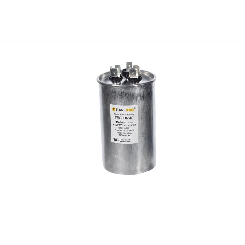 プロコン Titan TRCFD6010 Dual Rated Motor Run Capacitor Round MFD 60