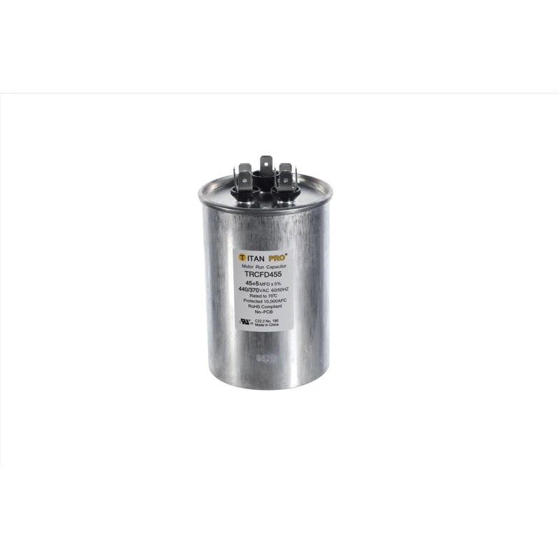 45+5 Mfd 440 V Round Run Capacitor For Electrical Applications