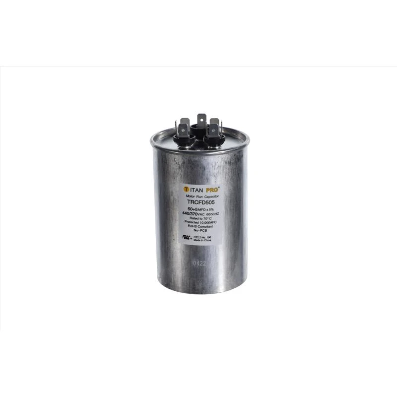 50+5 Mfd 440 V Round Run Capacitor For Electrical Applications