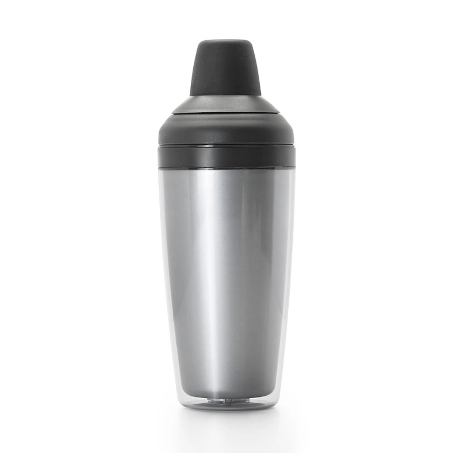 Good Grips 20 Oz Black Plastic Cocktail Shaker With Built-in Strainer