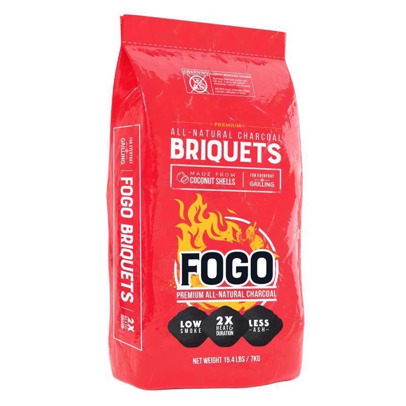 Coconut Shell Briquets All Natural Charcoal Briquettes 15.4 Lb Bag