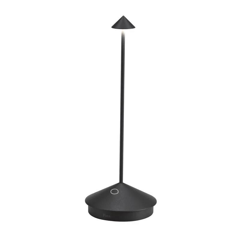 Pina 11.4 In. Black Table Lamp With 185 Lumens And Metal Construction