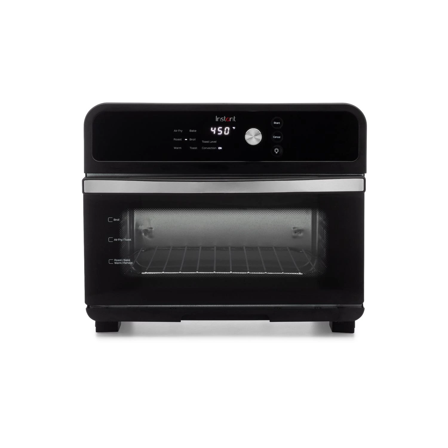 Omni Black 18 L Programmable Air Fryer Oven - 7-in-1 Multifunctional Cooking