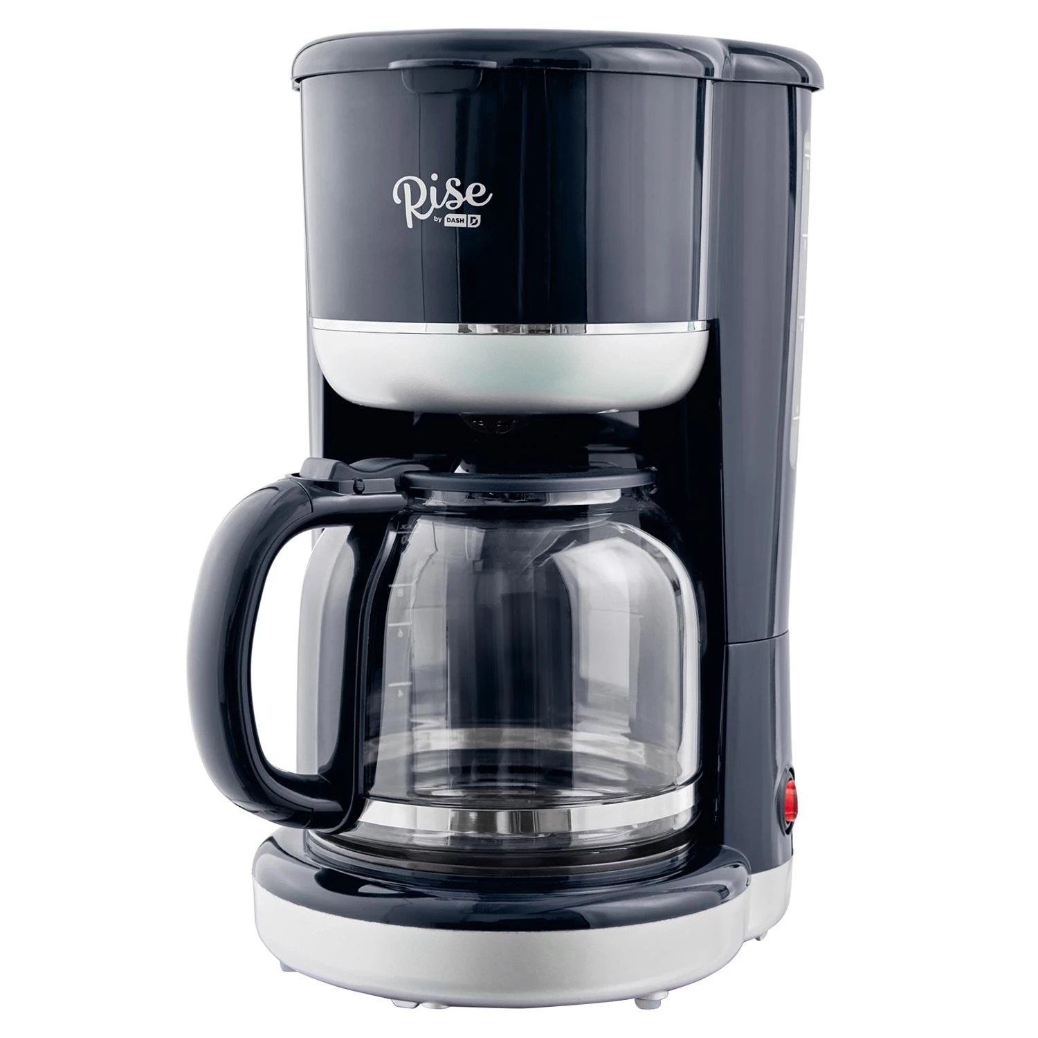 10 Cup Black Drip Coffee Maker With Reusable Filter
