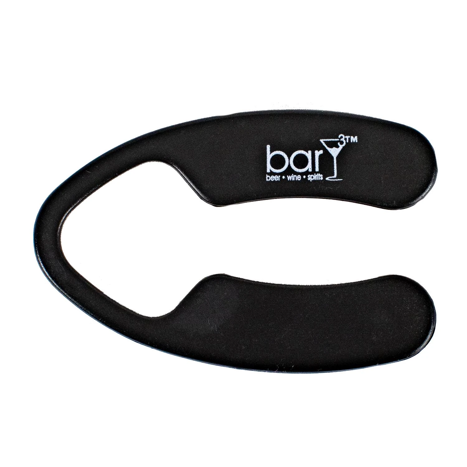 Black Plastic And Stainless Steel Wine Bottle Foil Cutter - Model Bar-0748