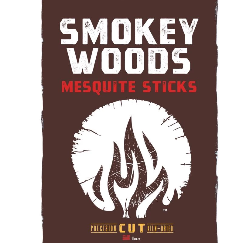 All Natural Mesquite Cooking Logs 1 Cubic Foot - Premium Bbq Fuel