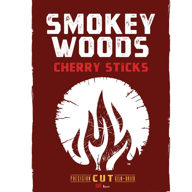 All Natural Cherry Cooking Logs 1 Cubic Foot - Premium Bbq Fuel