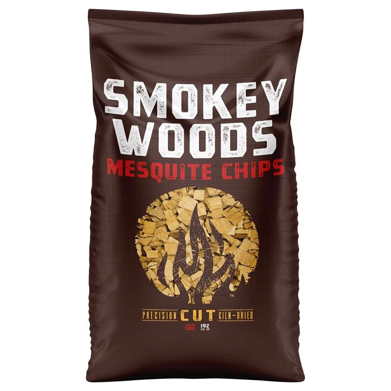 All Natural Mesquite Wood Smoking Chips 192 Cubic Inches