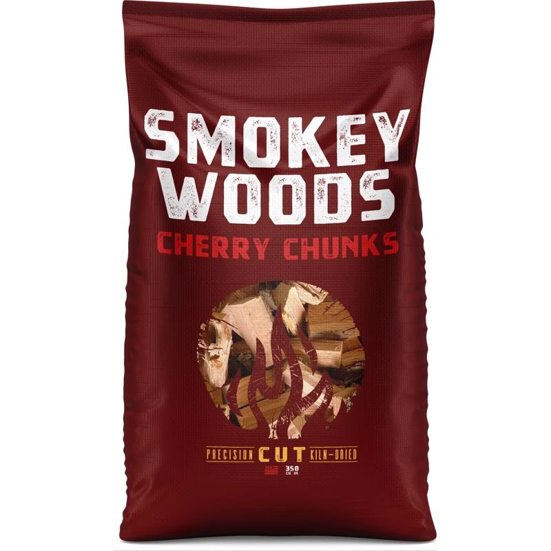All Natural Cherry Wood Smoking Chunks 350 Cubic Inches