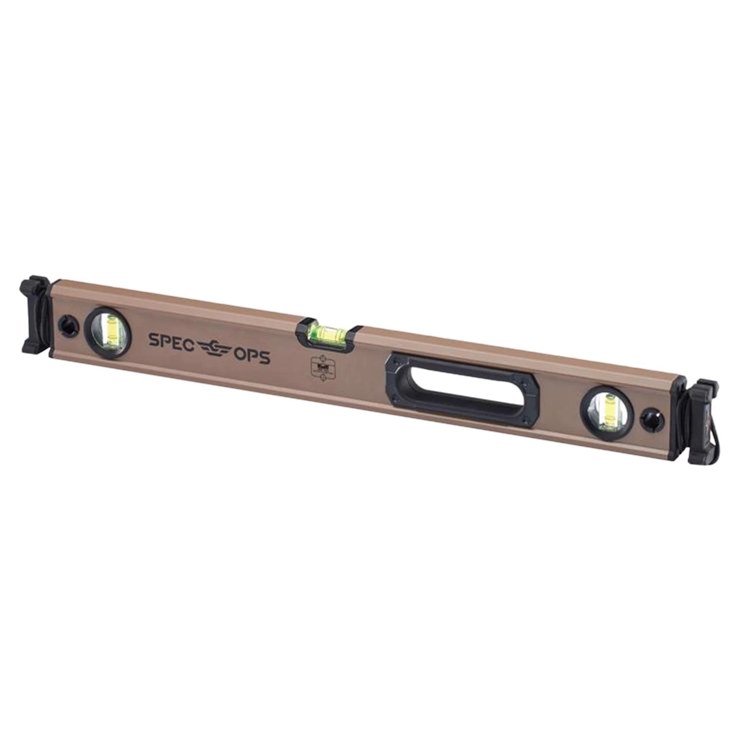 24 In. Aluminum Box Beam Level With Bungee And 3 Vials